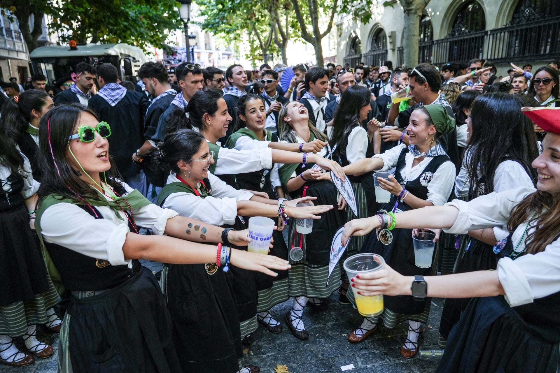 La segunda jornada de fiestas de Vitoria, en imágenes