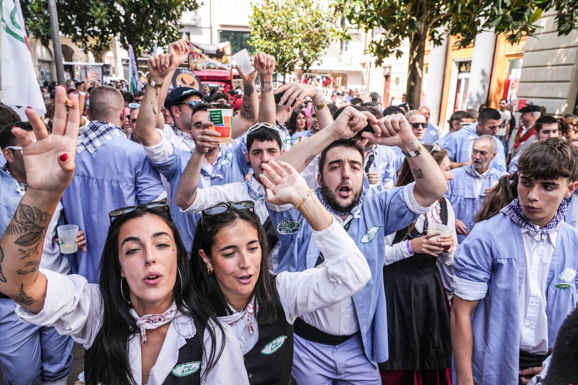 La segunda jornada de fiestas de Vitoria, en imágenes