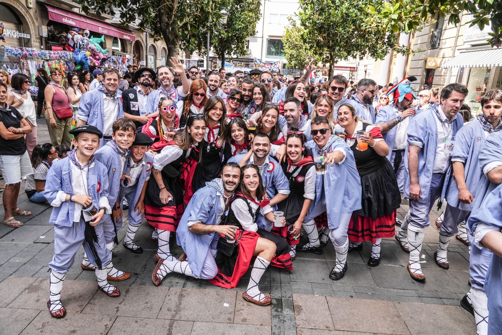 La segunda jornada de fiestas de Vitoria, en imágenes