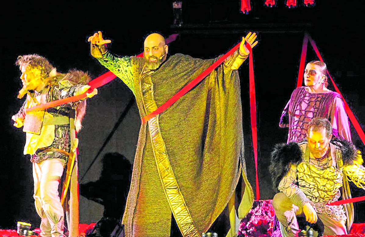 Actuación en Clunia de Verbo Producciones, especializada en el repertorio grecolatino.