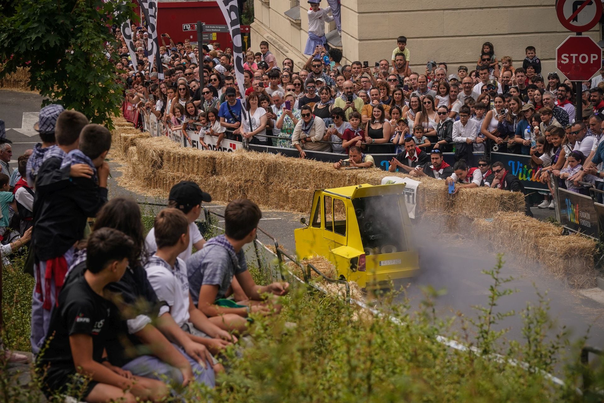 Las imágenes de la carrera de goitiberas en Vitoria