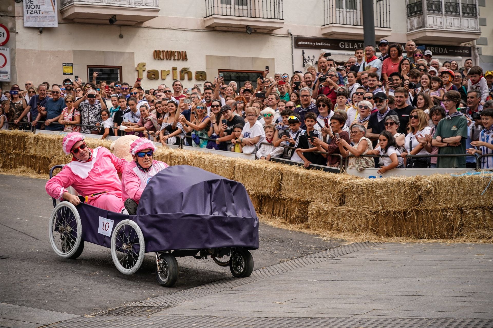 Las imágenes de la carrera de goitiberas en Vitoria