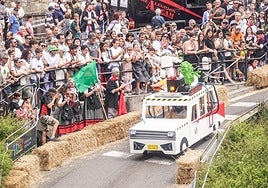 Las imágenes de la carrera de goitiberas en Vitoria
