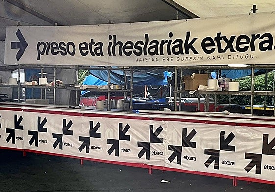 Denuncian que las fiestas de Vitoria están «plagadas» de carteles en favor de ETA y sus presos