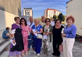 Manoli de Inés, Milagros Díez, José Gálvez, Ana Martín, Eduardo Sáinz, Sara Marcos, Rosa Álvarez y Mariluz Sánchez