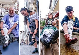 ¿Cómo se aguanta con las abarcas?