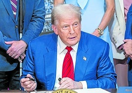 El presidente de Estados Unidos, Donald Trump.