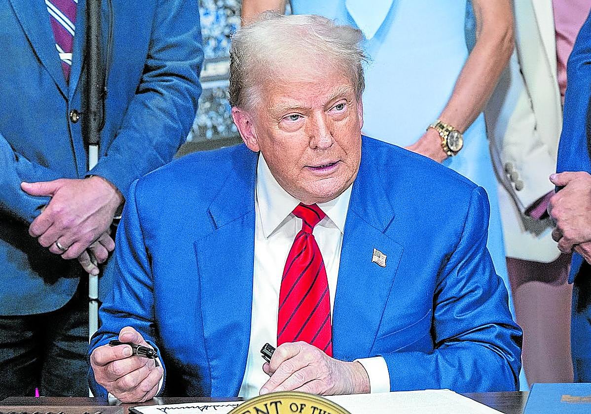 El presidente de Estados Unidos, Donald Trump.