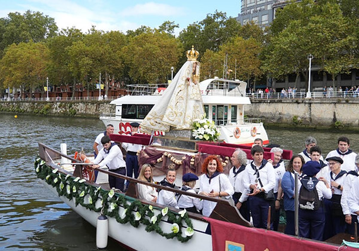 La Amatxu peregrina volverá a navegar desde Santurtzi a Bilbao