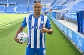 Mariano, durante su presentación como jugador del Alavés.