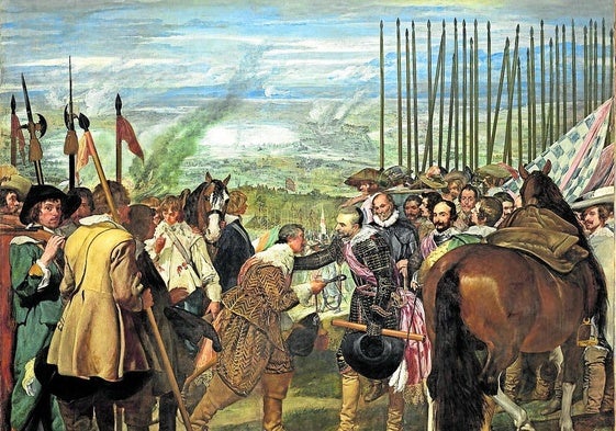 Velázquez pintó 'La rendición de Breda' diez años después de los combates, en plena madurez creativa.