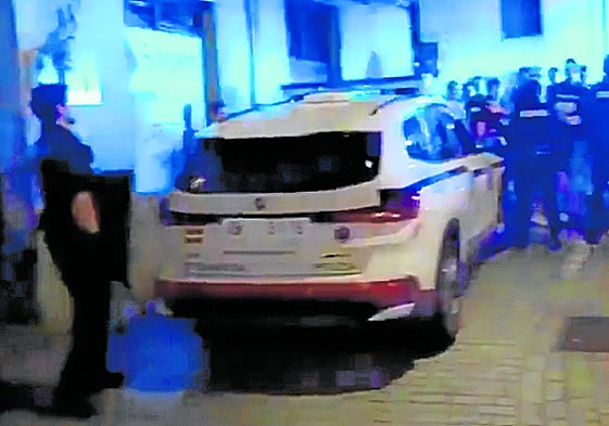 Imagen de los incidentes registrados en Azpeitia en julio.