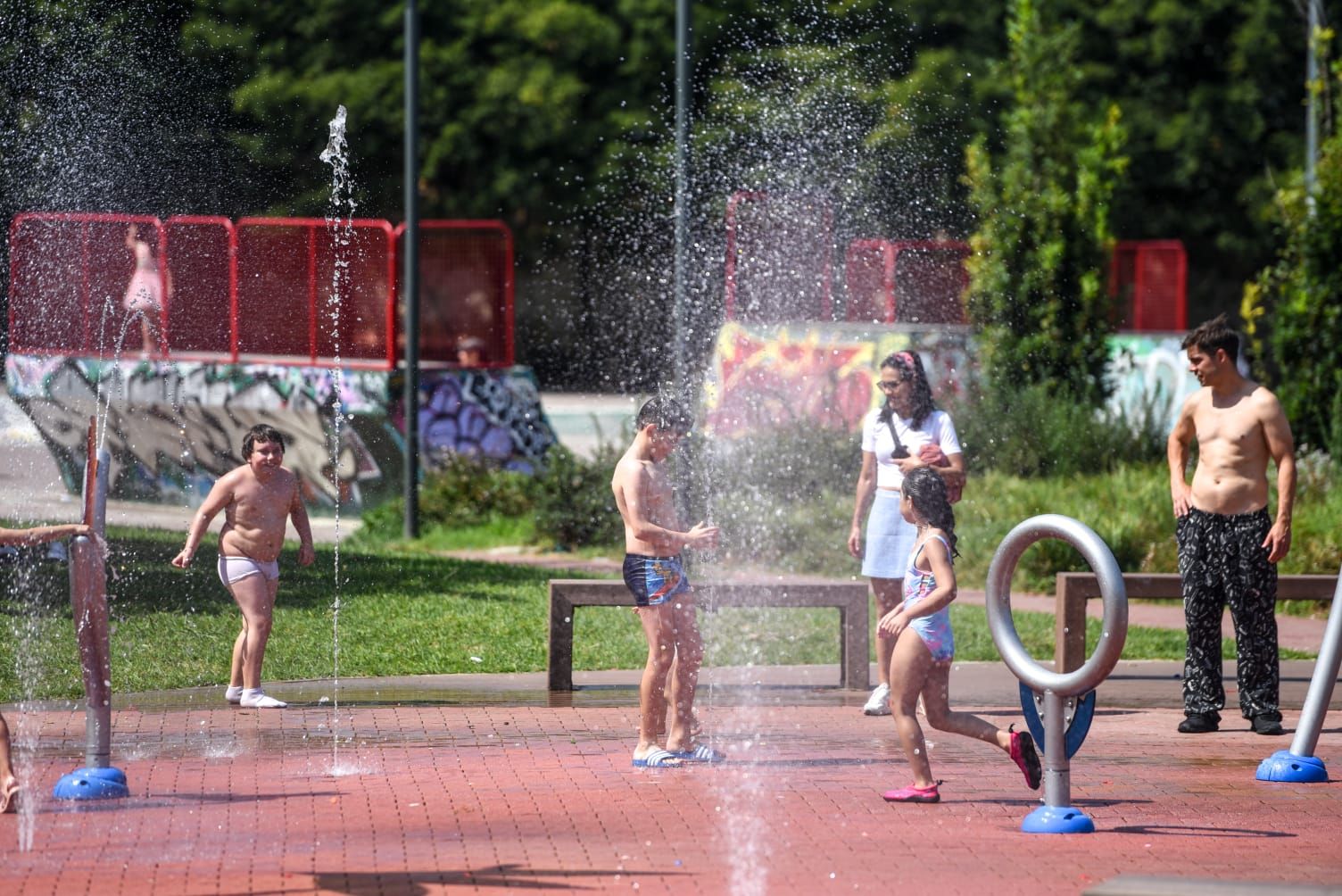 Bilbao con más de 40 grados al sol