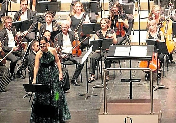 Un momento de la velada de la ópera 'Amaya' de Guridi en el Kursaal.
