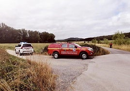 Dispositivo de búsqueda desplegado a principios de agosto en Barrundia.