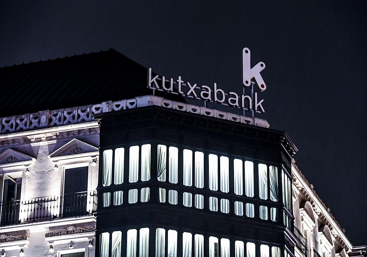 Sede central de Kutxabank en la Gran Vía de Bilbao.