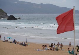 Imagen de archivo de la playa de Laga.