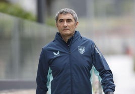 El técnico del Athletic de Bilbao, Ernesto Valverde.