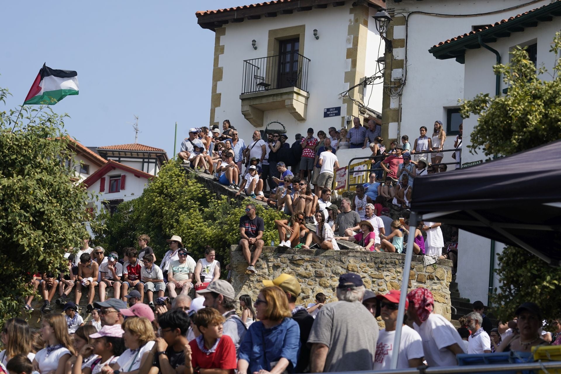 Las mejores imágenes de la &#039;sokamuturra&#039; del Puerto Viejo de Getxo