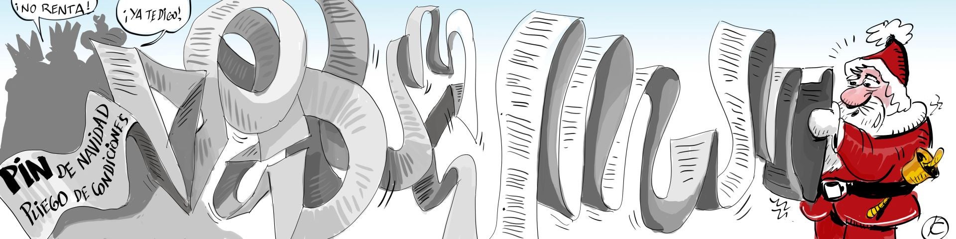 La viñeta de Cerrajería sobre el PIN de Navidad de Vitoria