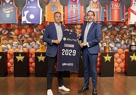 El Baskonia y Caixabank renuevan su acuerdo de patrocinio hasta 2029