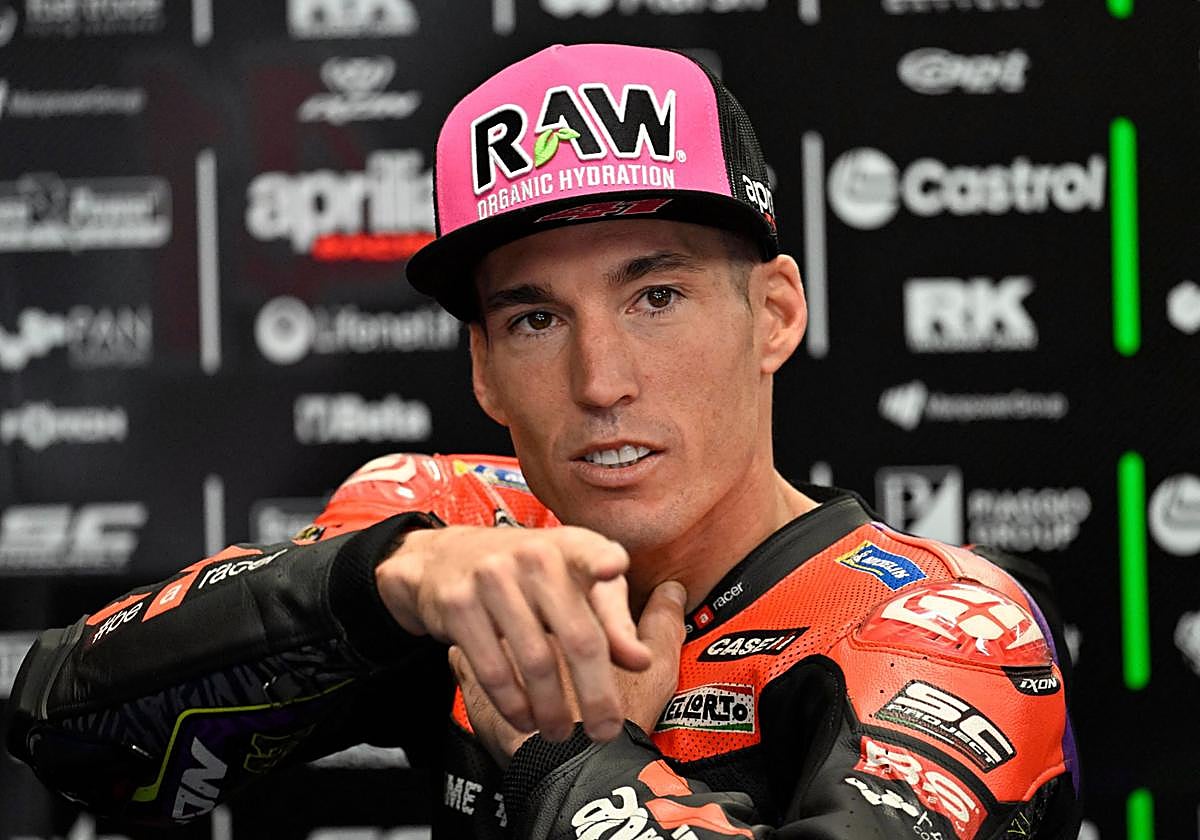 Aleix Espargaró tras el entrenamiento previo a una carrera en 2024