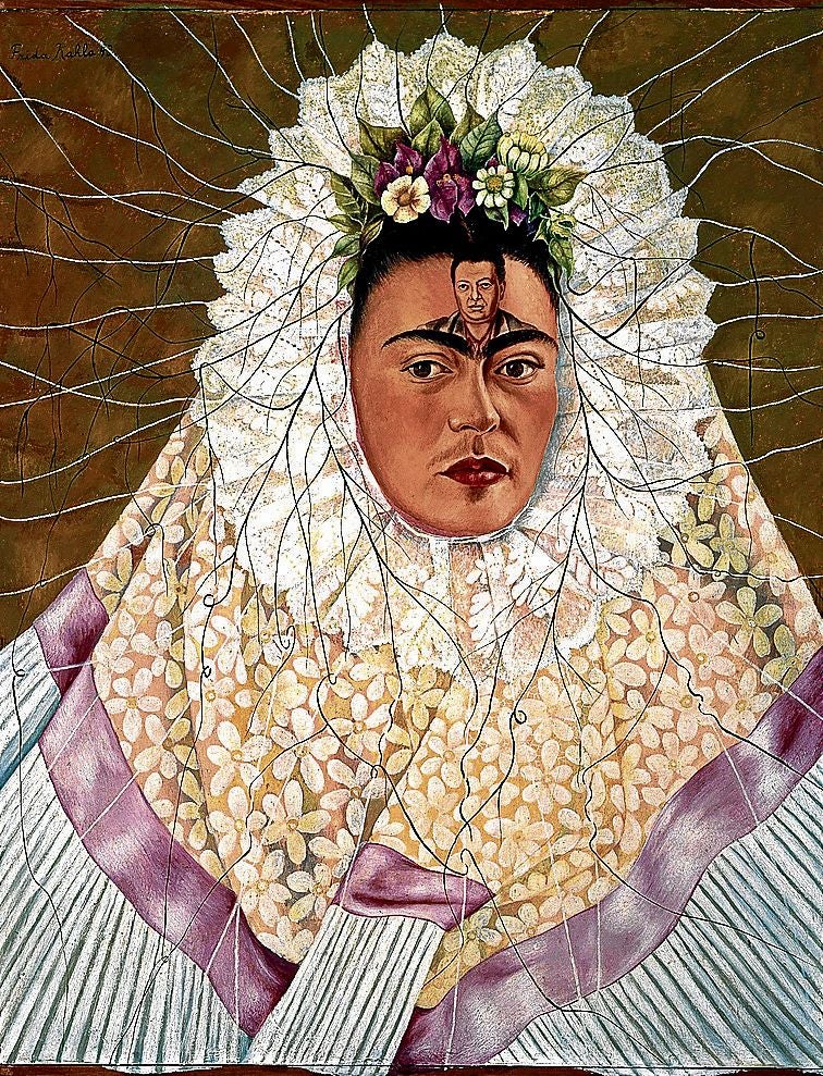'Diego en mi pensamiento' (1934) de Frida Kahlo
