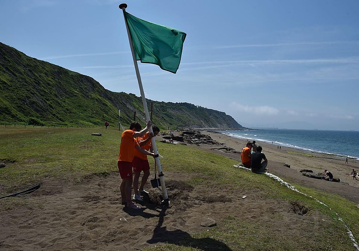 Imagen de archivo de la playa de Aizkorri.
