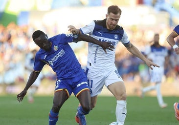 Toni Martínez, MVP albiazul del Getafe-Alavés. ¿Quién ha sido el mejor para ti? Vota aquí