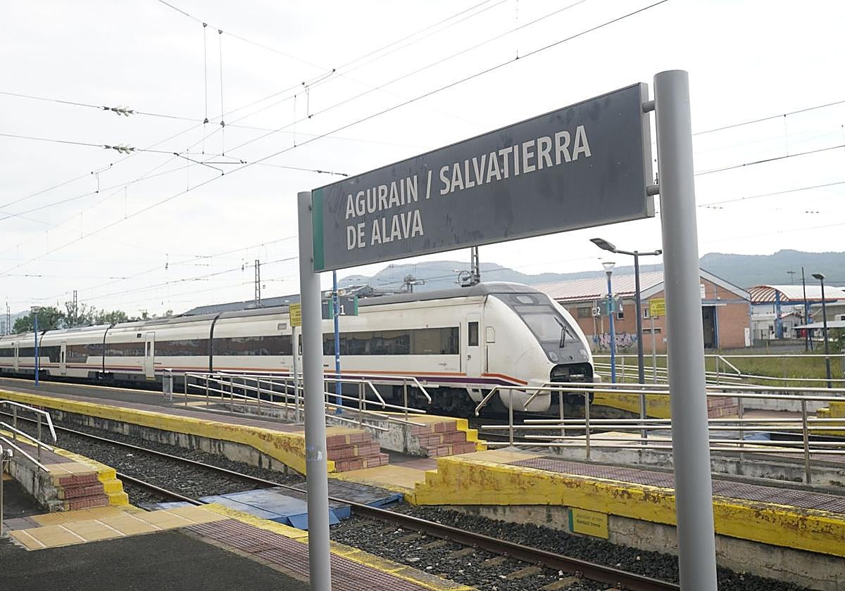 Fallece un hombre de avanzada edad en Agurain tras ser arrollado por un tren