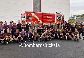 Bizkaia se vuelca con Castilla y León: envía a 55 efectivos y 21 vehículos para colaborar en la extinción de los incendios forestales
