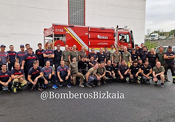 Bizkaia se vuelca con Castilla y León: envía a 55 efectivos y 21 vehículos para colaborar en la extinción de los incendios forestales
