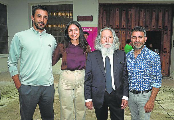 Juan Francisco Martín, Alba Martín, Antón Taramona y Ángel Martín Carreño.