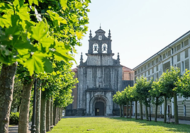 Exterior del Santuario de La Bien Aparecida.