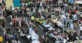 Imagen del mercadillo de Cartes.