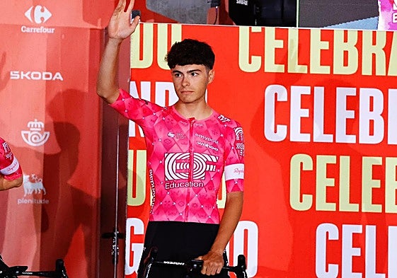 Markel Beloki, durante la presentación de equipos.