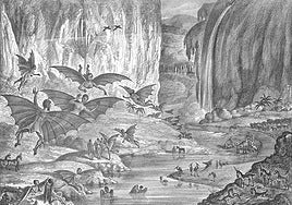 Imagen de 'The Sun' a partir de los supuestos descubrimientos de John Herschel.