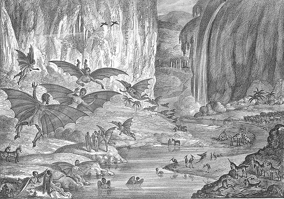 Imagen de 'The Sun' a partir de los supuestos descubrimientos de John Herschel.