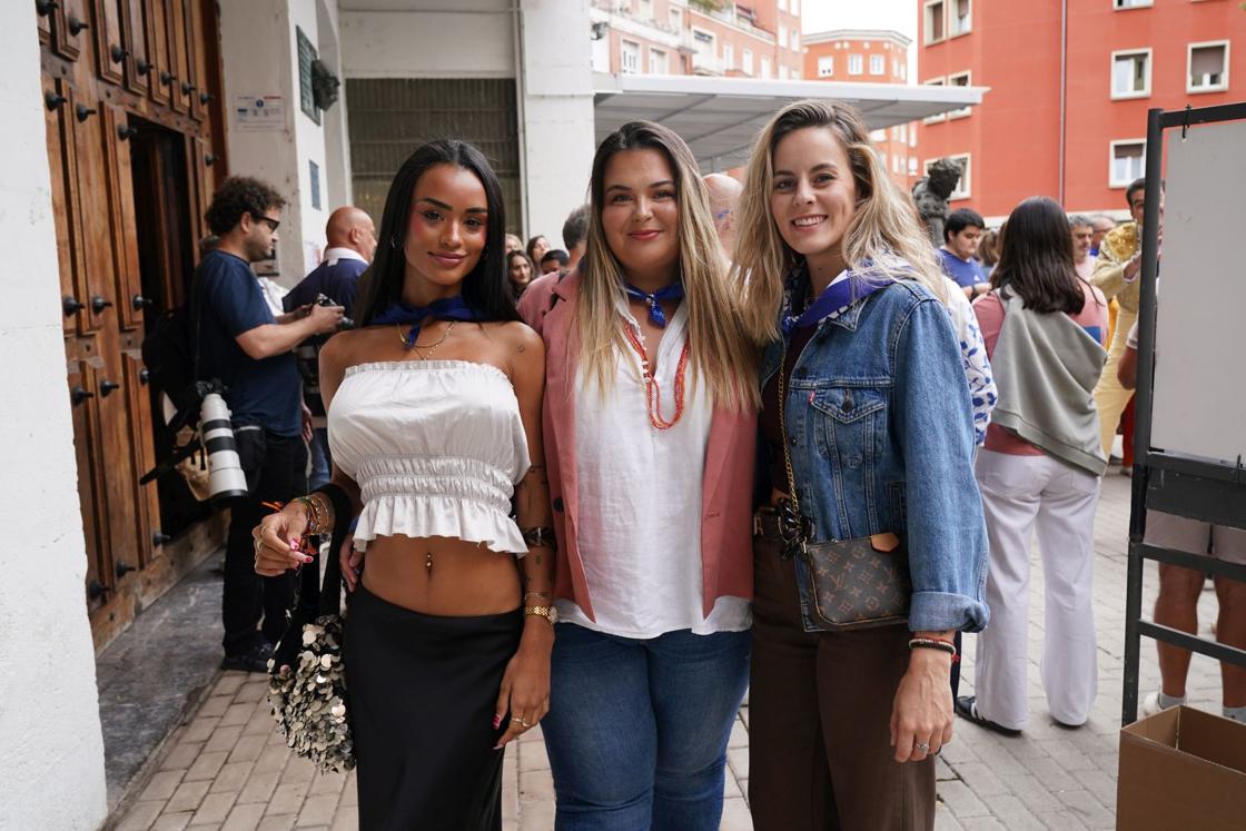 Nerea Anasagasti, Olatz Trinche Heppe y Sandra Martín.