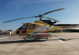 Helicoptero antiincendios alquilado por el gobierno vasco