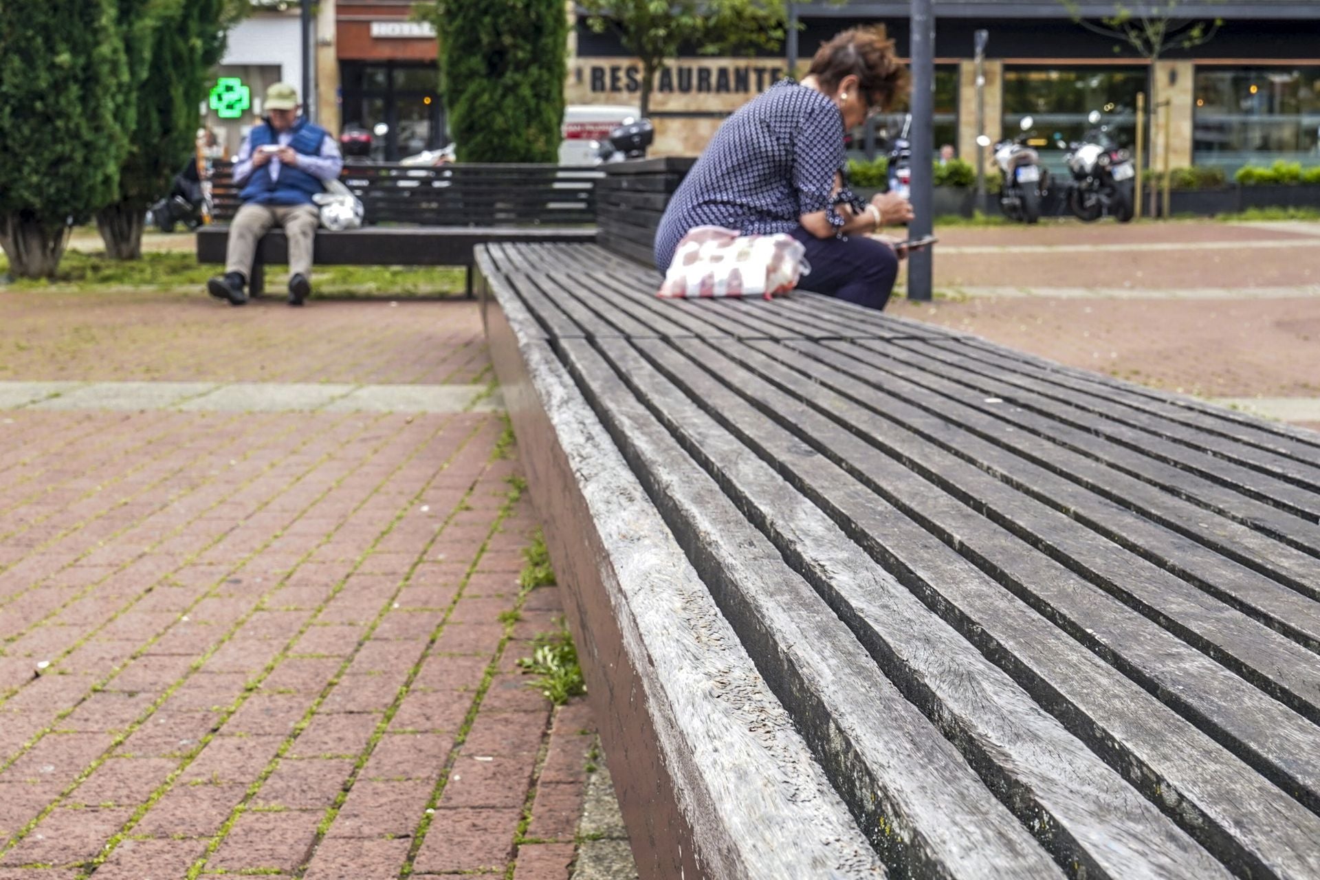 El mal estado de los bancos de Vitoria