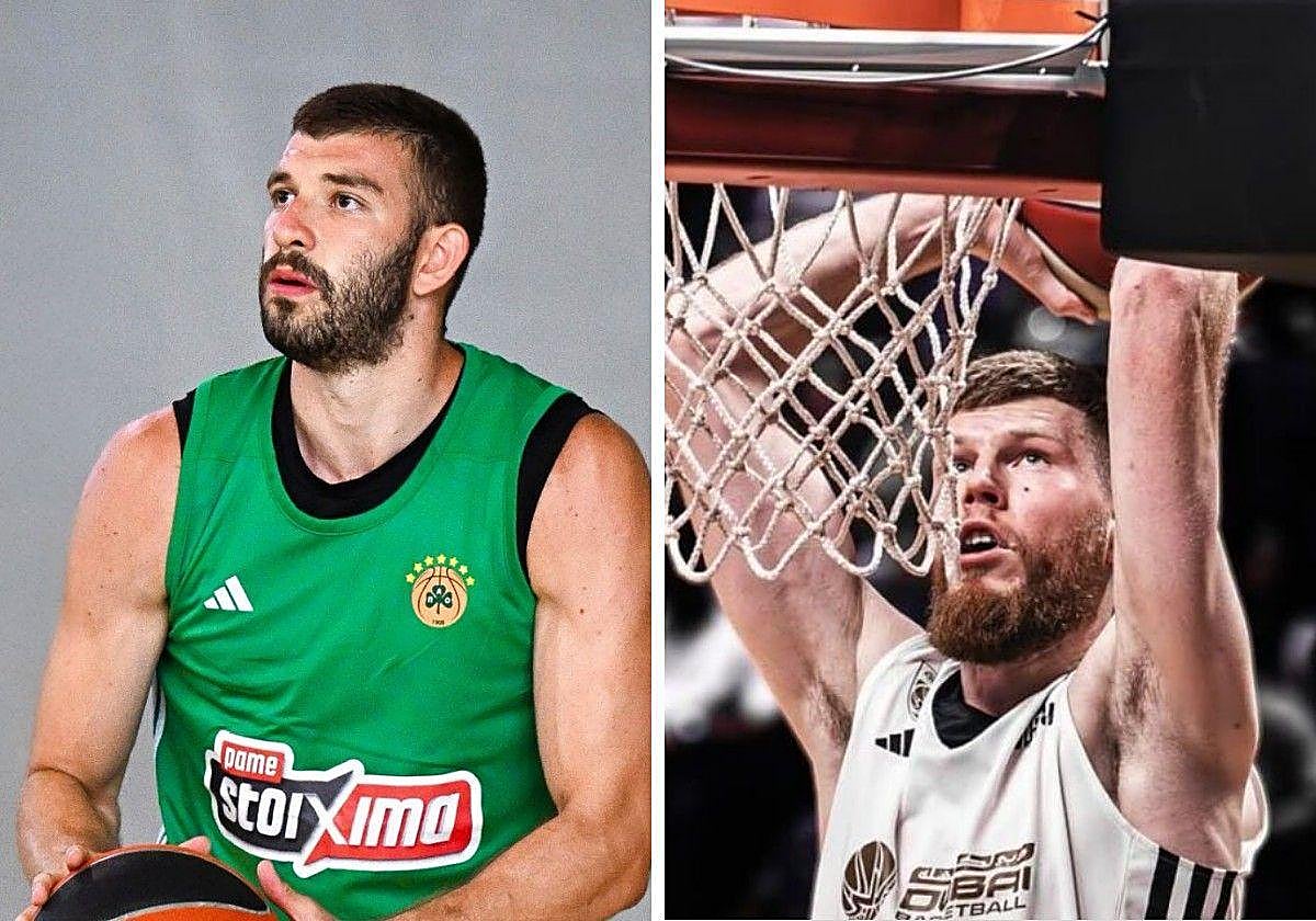 Nikos Rogkavopoulos se entrena con la camiseta del Panathinaikos. Davis Bertans milita en el Dubái desde el pasado curso.