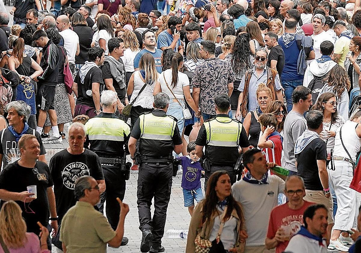 25 detenidos, cinco de ellos por agresiones sexistas, en el Día Grande de Aste Nagusia