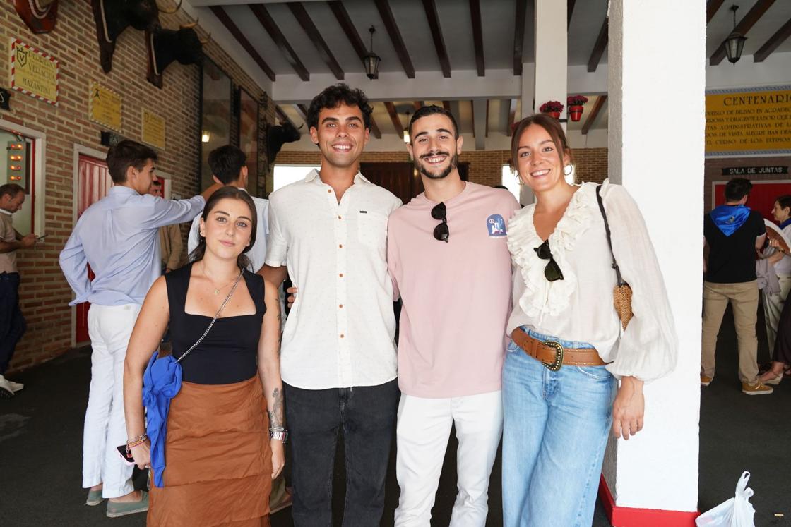 Alejandra Cardoso, Mario González, David Camarón y Patricia Martín. 