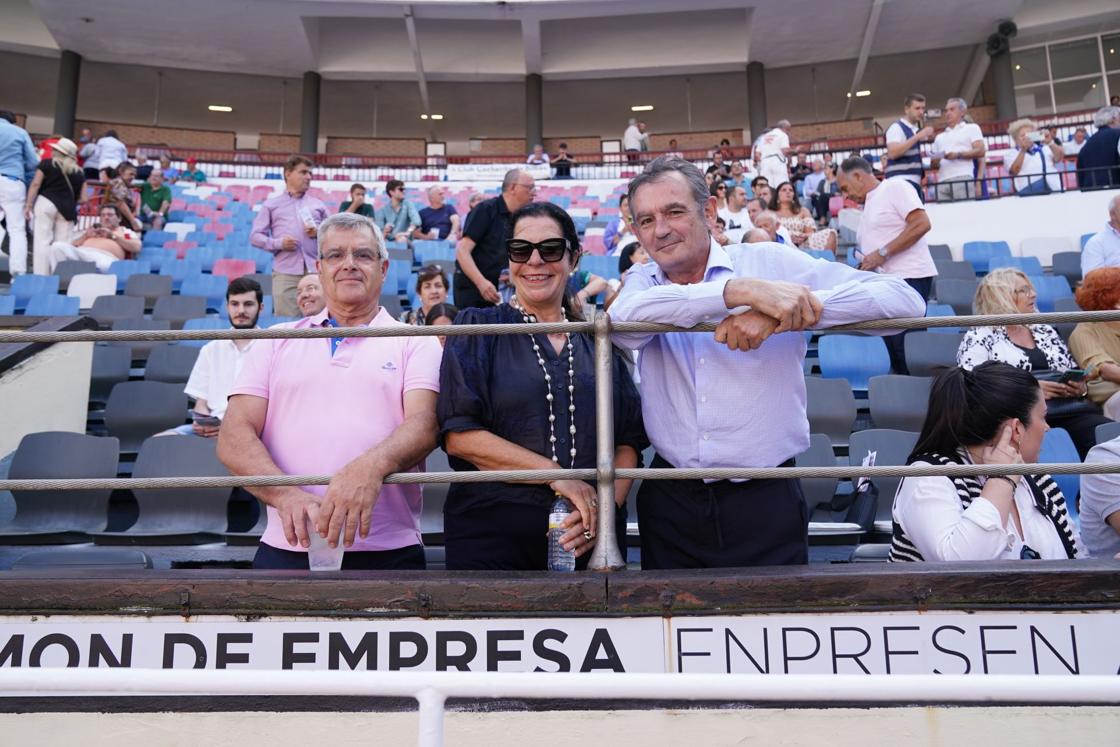 Julio Guerrero, Irene Carmen e Isidro Lebrero.