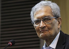 Amartya Sen, ganador del Premio Nobel de Ciencias Económicas.