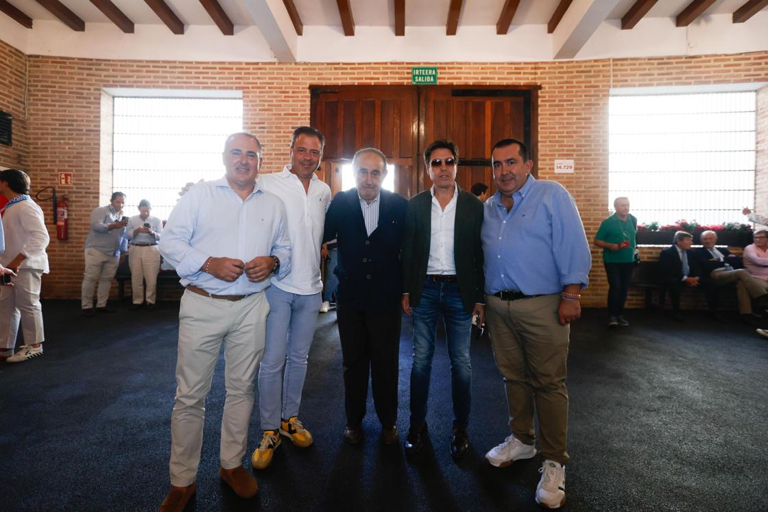 Francisco Abril, Marcos Ortuño, Ricardo Gallardo, Antonio Barrera e Iñigo Crespo
