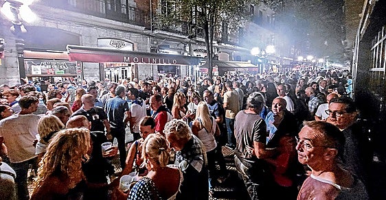 Los hosteleros celebran una Aste Nagusia «brutal: ha funcionado todo, barras y comedores»