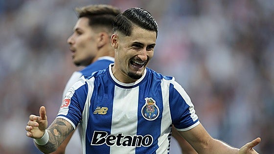 El vizcaíno Borja Sainz marca un doblete y ya acapara las portadas de la prensa portuguesa