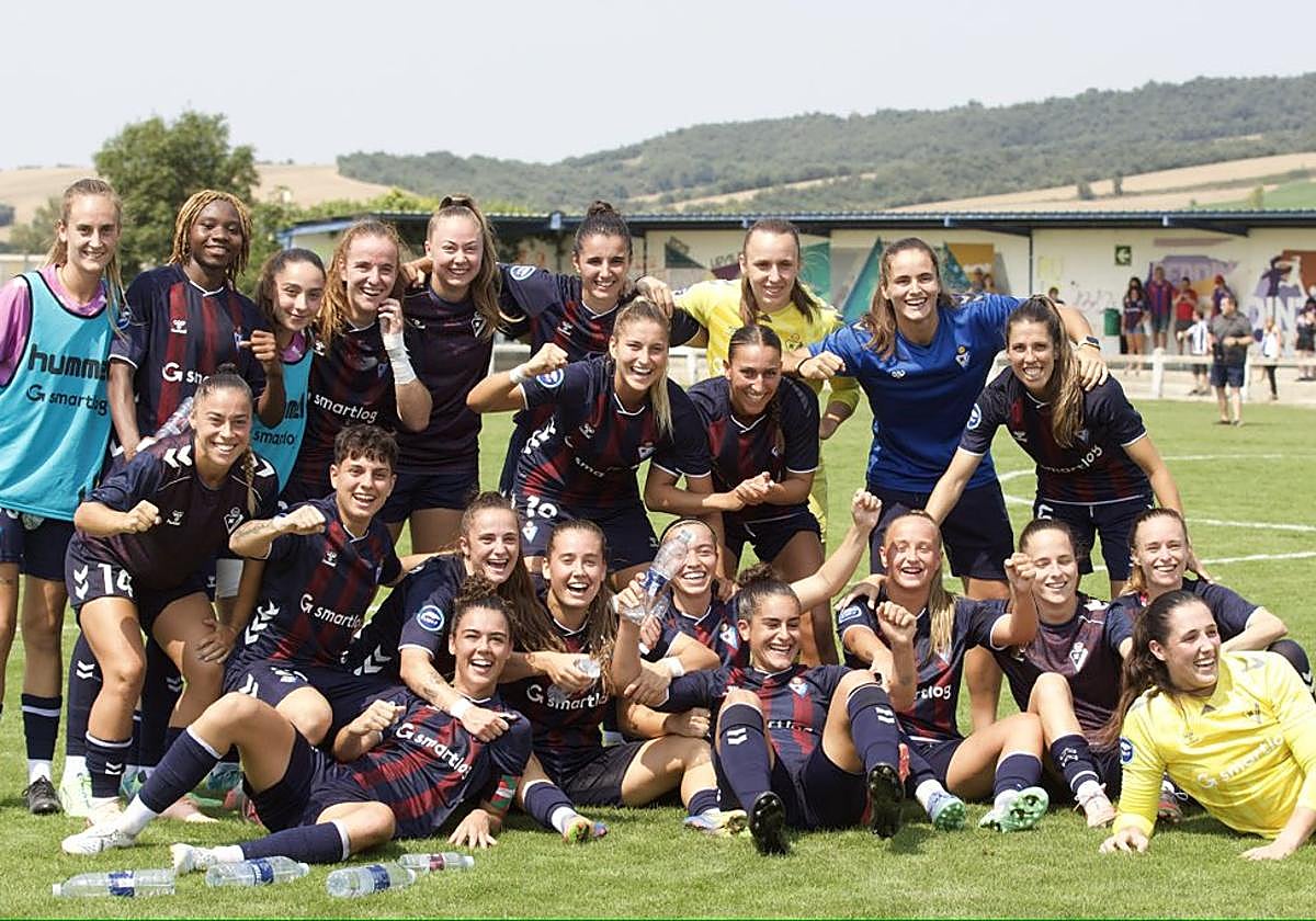 Las azulgranas dieron rienda suelta a su felicidad tras su gran conquista ante el Athletic